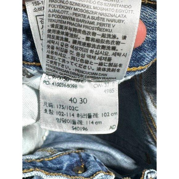Levi's 501 Jeans Blue Size 40 x 30 - Picture 4 of 11